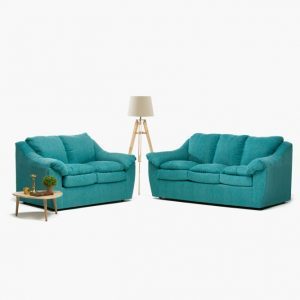 Juego Living Galicia 3-2C Turquesa