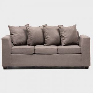 Sofá Viena 3cpos tela Gris.