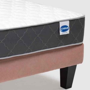 Base Cama Europea Max 2 plaza Palo Rosa