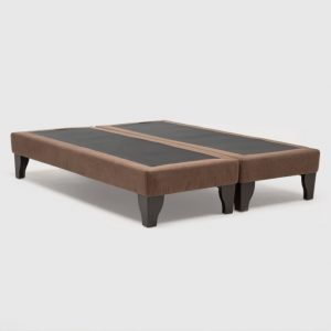 Base Cama Europea Max 2 Plaza Chocolate