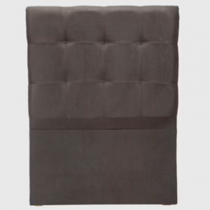 Respaldo Cama Europea Max 1,5 Plaza Gris