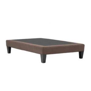Base Cama Europea Max 1.5 Plaza Chocolate