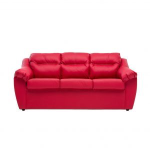 Sofá Asturias 3C PU Rojo
