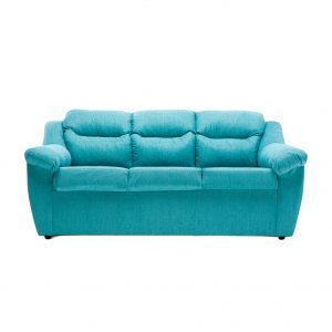 Sofá Asturias 3C Tela Turquesa