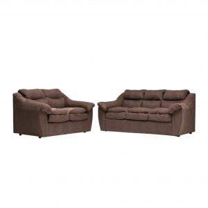 Juego Living Bali 3-2C Tela Chocolate