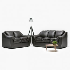 Juego Living Galicia 3-2C PU Cafe Moro