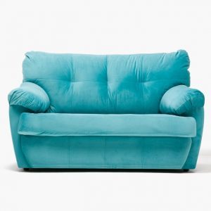 Sofa Caburga 2C Tela Turquesa