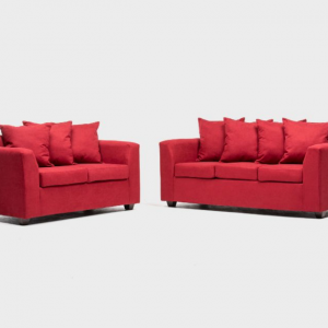 Juego Living Viena 3-2C Rojo