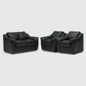 Juego Living Galicia 211 PU Negro