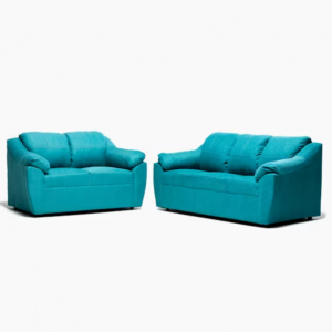 Juego Living Genova 3-2C Turquesa