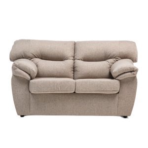 Sofá Zeus 2 Cuerpos Tela Beige