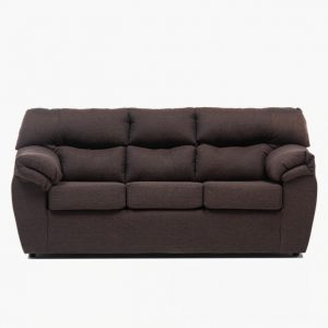 Sofá Zeus 3 Cuerpos Tela Chocolate